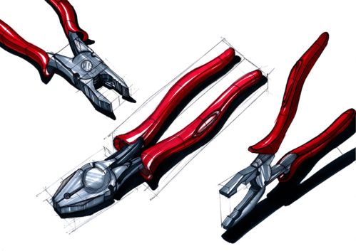 手绘口粮 超干净的产品设计手绘草图分享