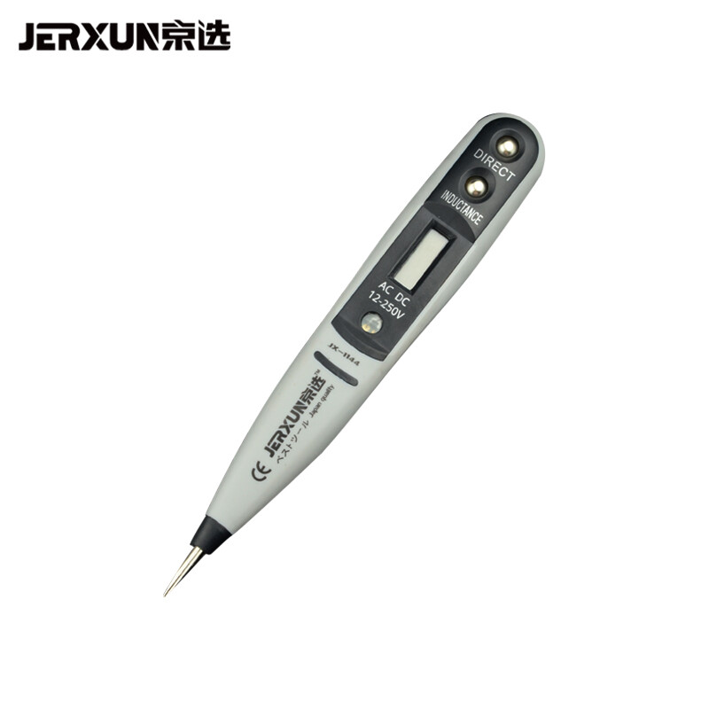 京选(JERXUN)数显测电笔多功能数显感应电工家用测电笔试电笔验电笔漏电笔一字螺丝刀工 LCD带灯数显电笔