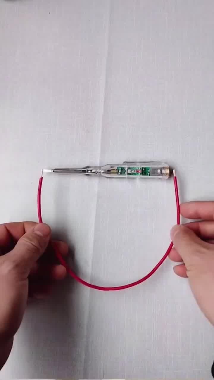 彩光测电笔,能看清红绿灯就能用 电工