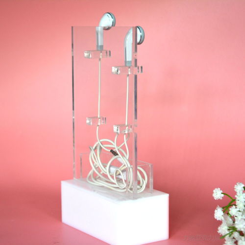 厂家直销亚克力透明耳塞展示架小耳机展架亚克力蓝牙耳机架定制 ,深圳市龙岗区力驰亚克力展示制品厂